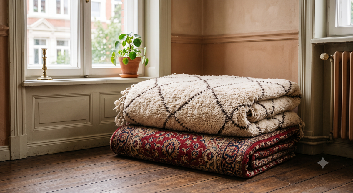 Tapis persans vs tapis marocains : les principales différences