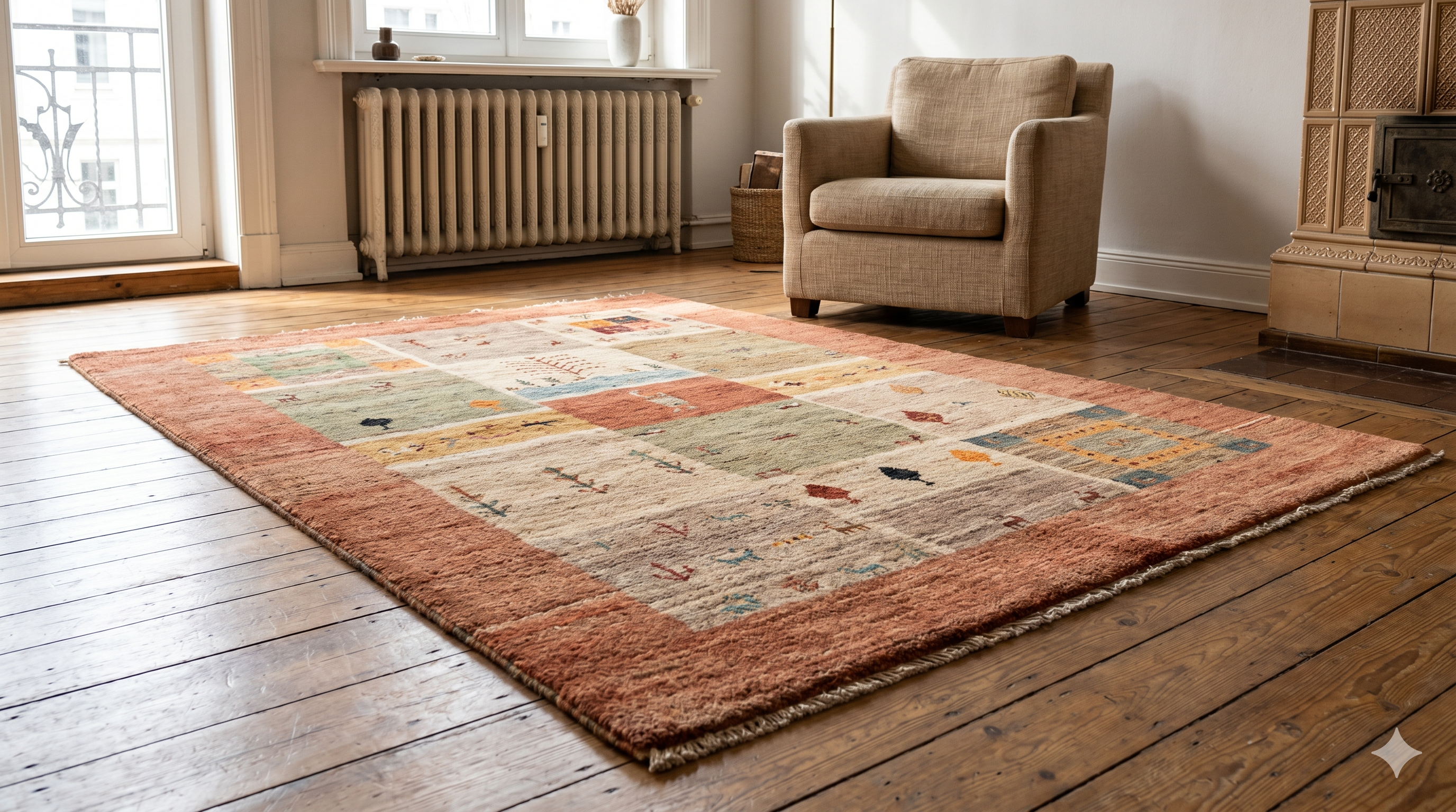 Wie ein handgeknüpfter Teppich entsteht — Vom Schaf zum Wohnzimmer