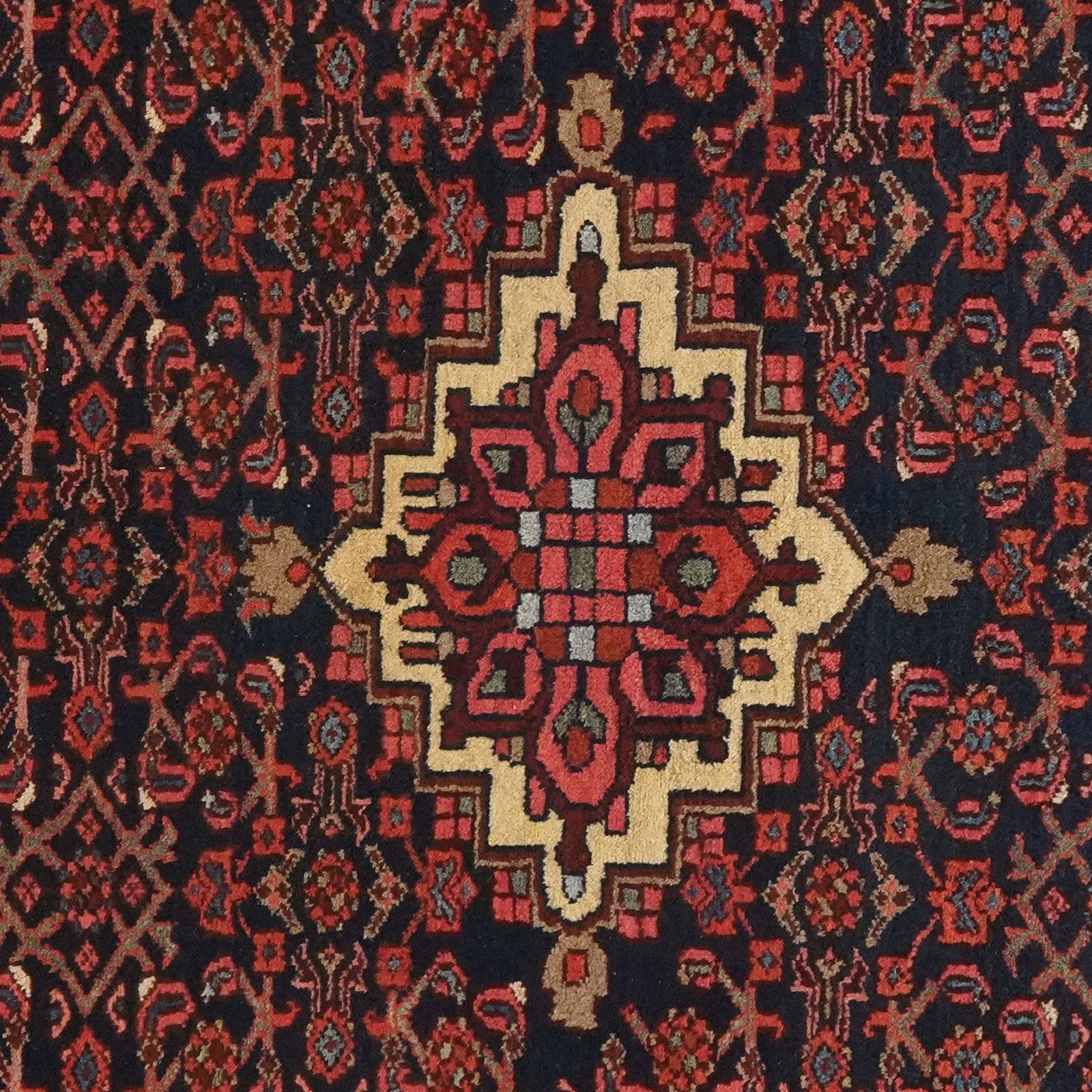 Indjelass — Hand-knotted, 140x210 cm, Blue, 100% Virgin Wool | View 6