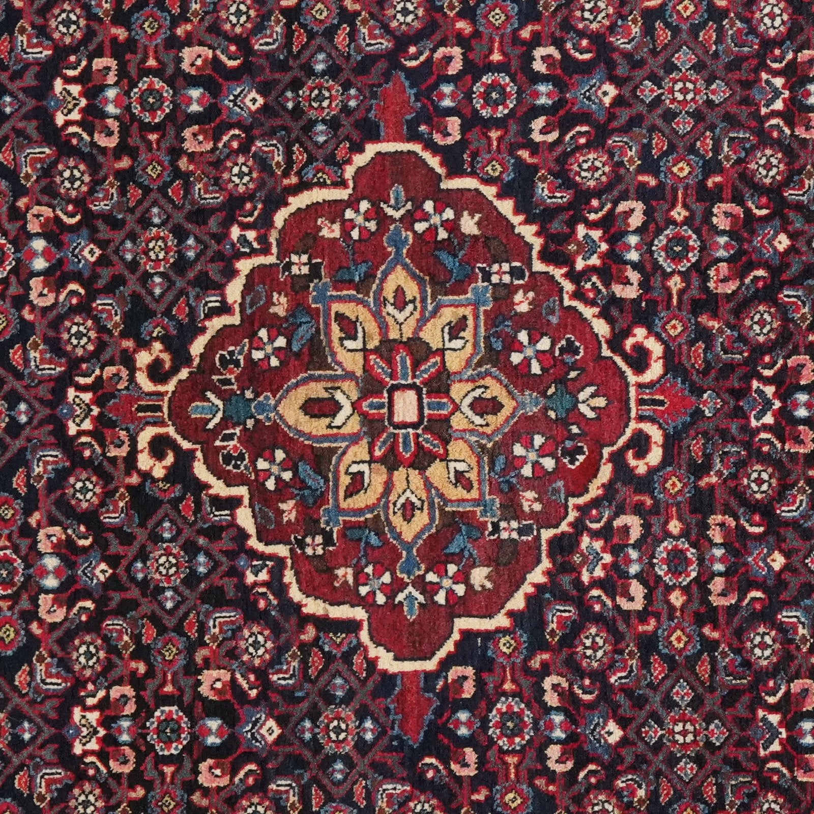 Indjelass — Hand-knotted, 142x191 cm, Blue, 100% Virgin Wool | View 4