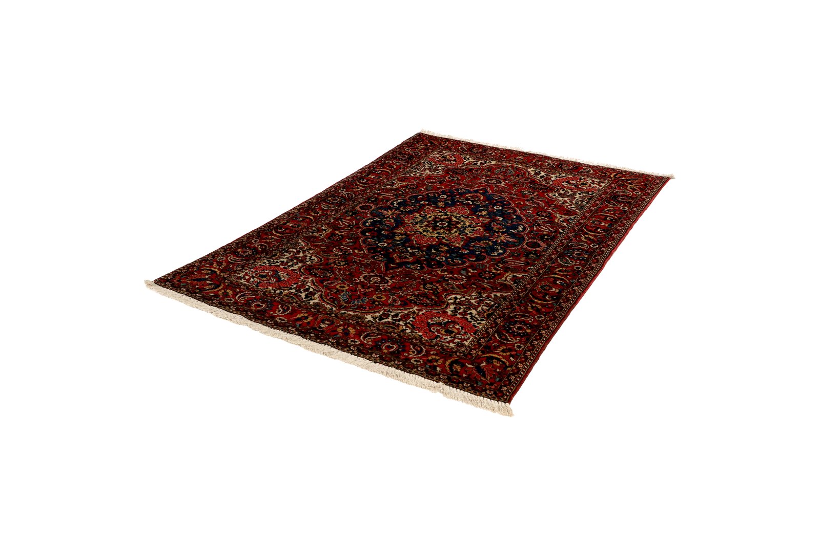Bakhtiar — Hand-knotted, 137x200 cm, Red, 100% Virgin Wool | View 5