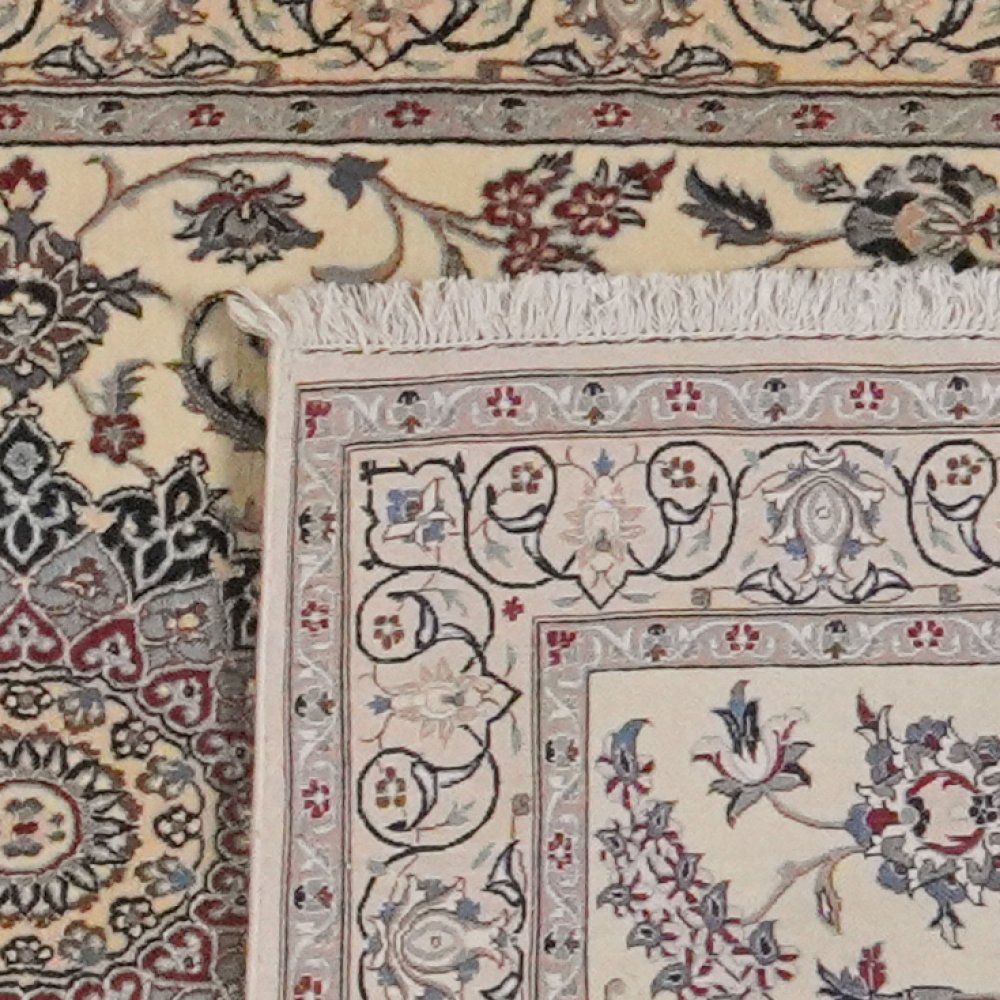 Nain 6La — Hand-knotted, 86x373 cm, Beige, 100% Virgin Wool | View 6