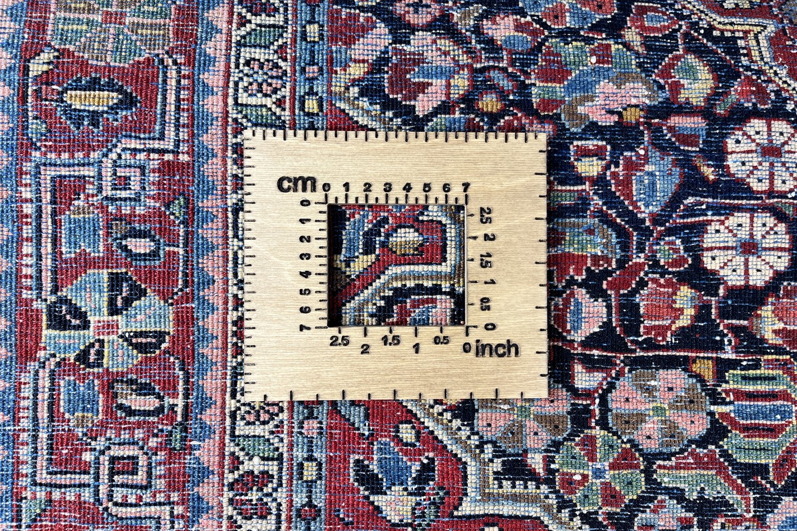 Djozan — Hand-knotted, 131x198 cm, Blue, 100% Virgin Wool | View 11