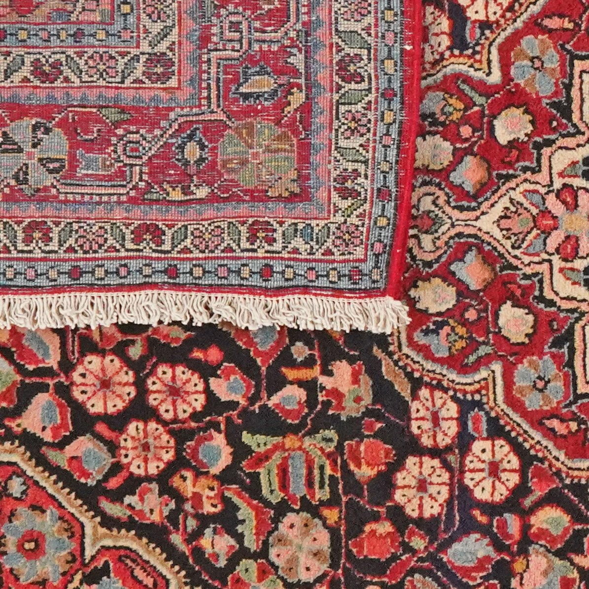 Djozan — Hand-knotted, 131x198 cm, Blue, 100% Virgin Wool | View 6