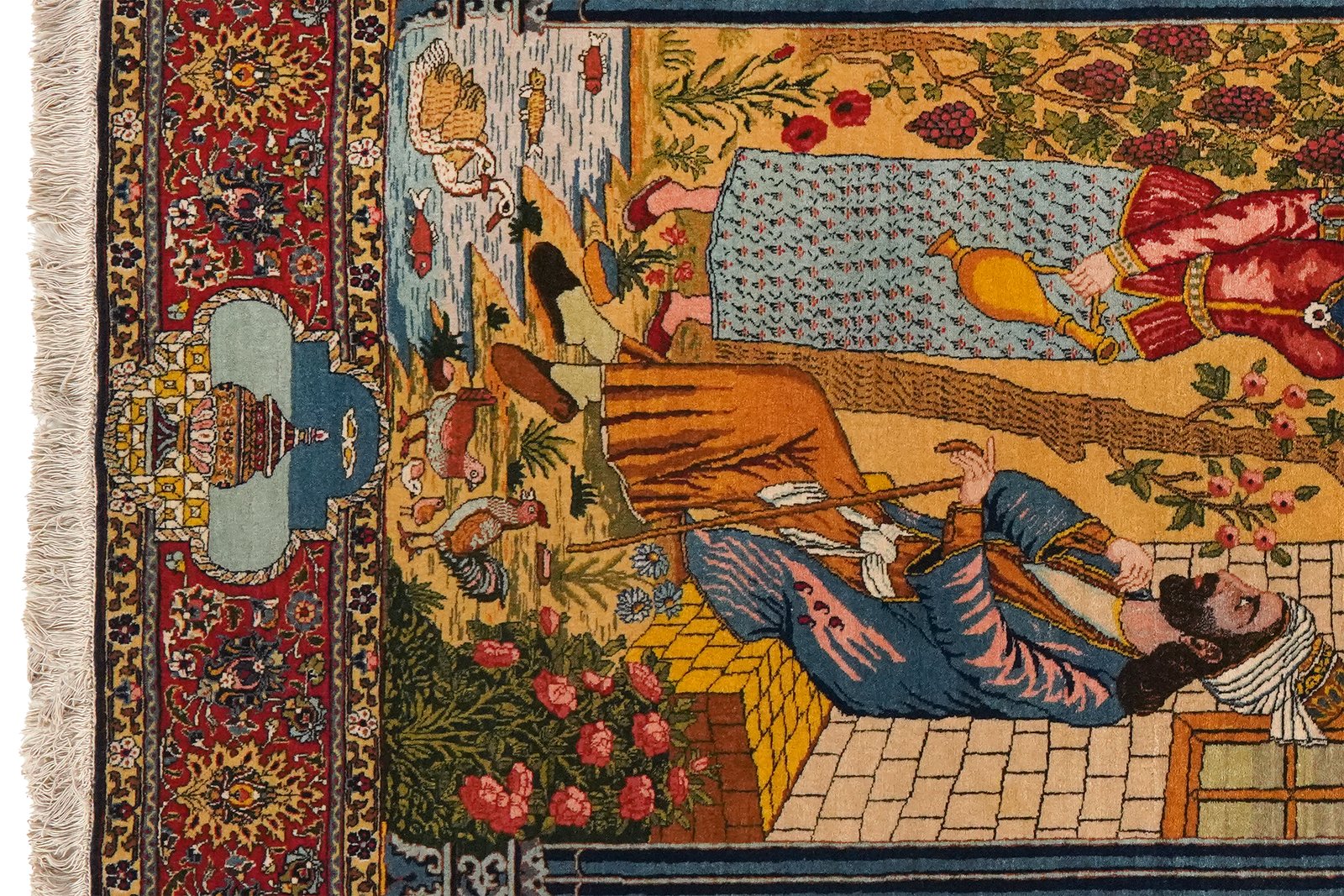 Tabriz Old — Hand-knotted, 136x194 cm, Multicolor, 100% Virgin Wool | View 3