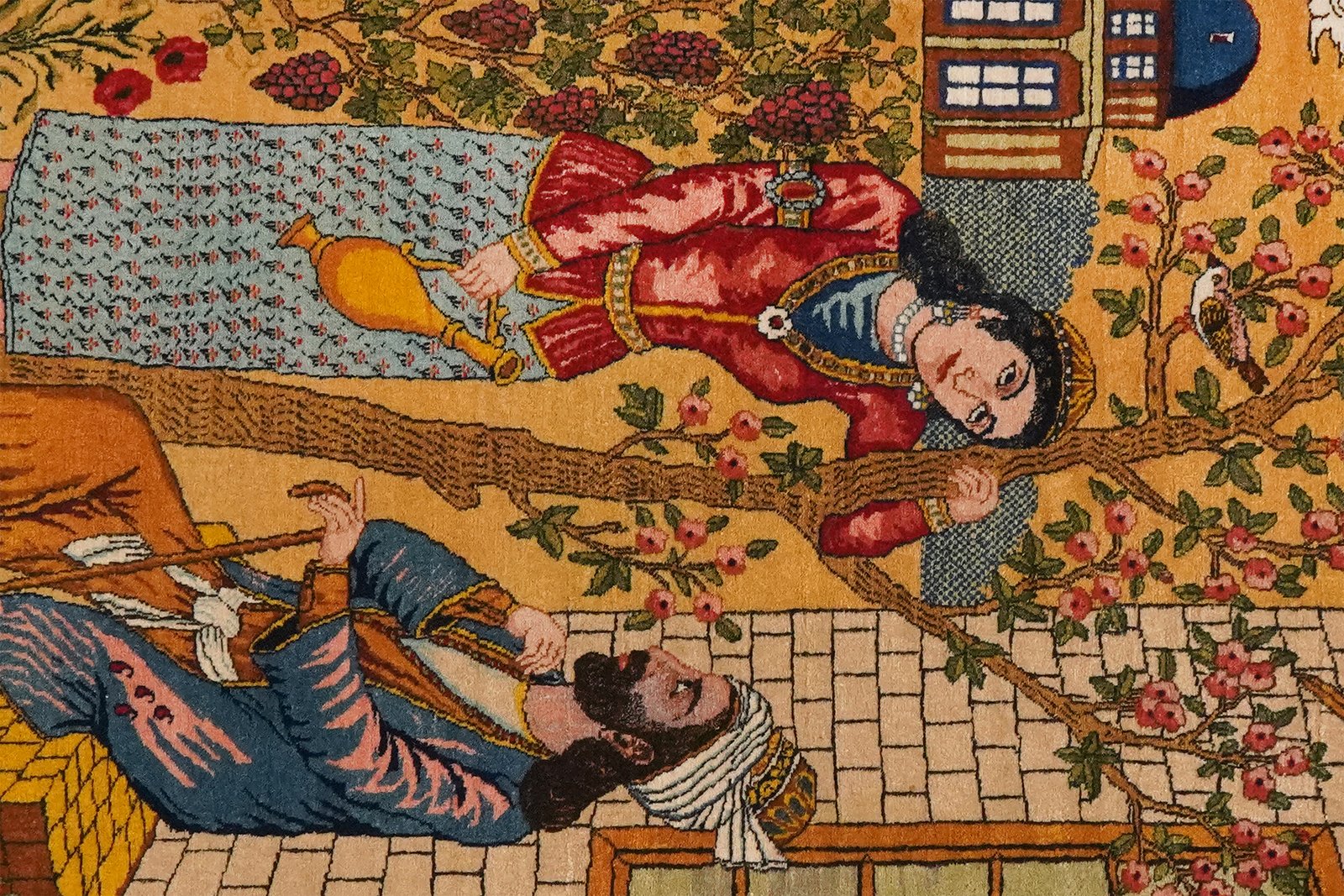 Tabriz Old — Hand-knotted, 136x194 cm, Multicolor, 100% Virgin Wool | View 4