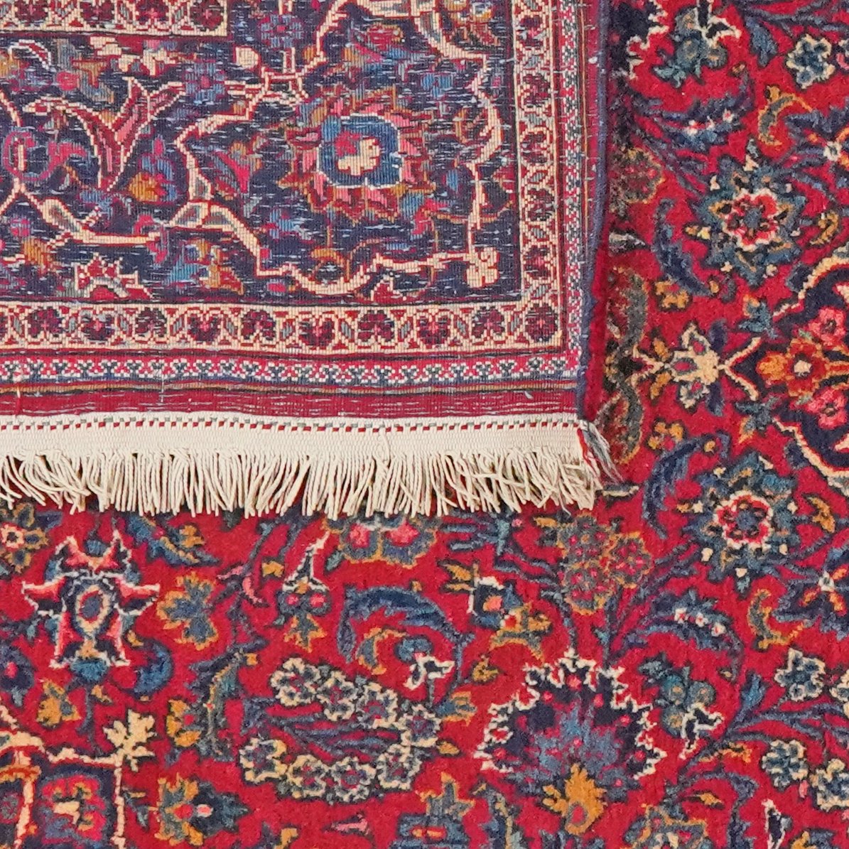 Ghazvin — Hand-knotted, 130x198 cm, Red, 100% Virgin Wool | View 6