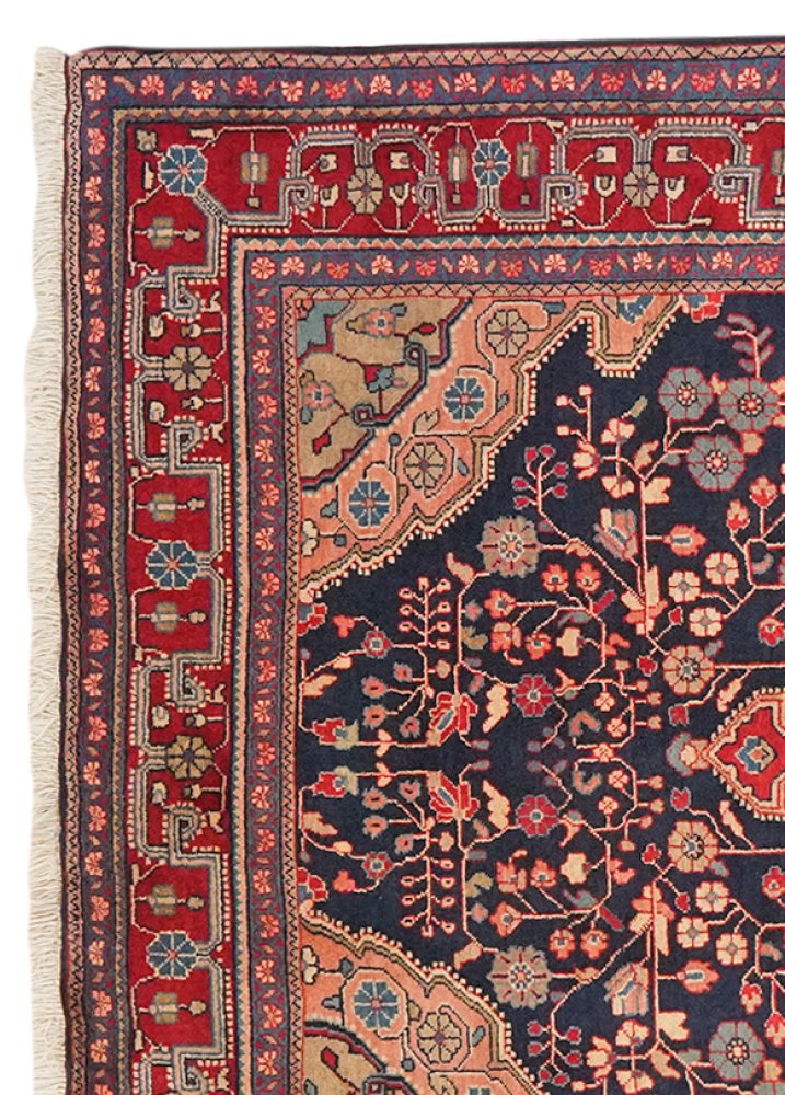 Djozan — Hand-knotted, 110x170 cm, Blue, 100% Virgin Wool | View 3
