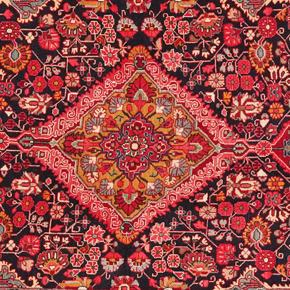 Djozan — Hand-knotted, 102x164 cm, Blue, 100% Virgin Wool | View 4