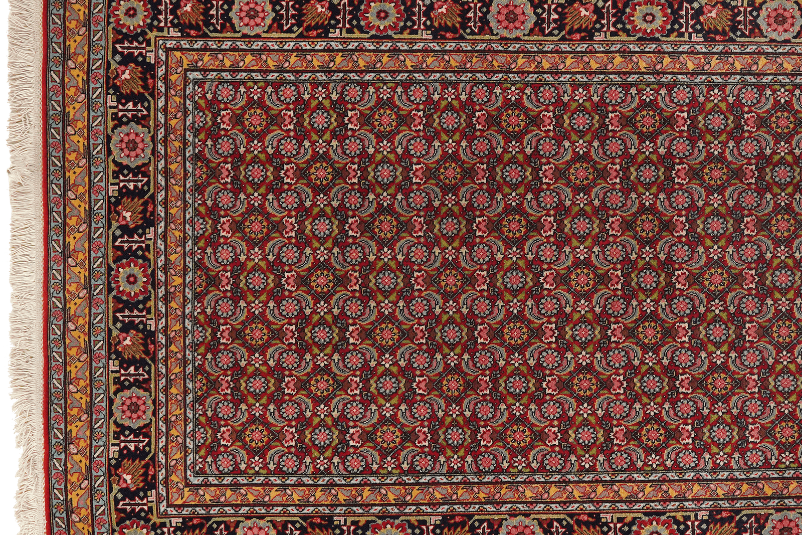 Tabriz Old — Hand-knotted, 100x150 cm, Red, 100% Virgin Wool | View 3