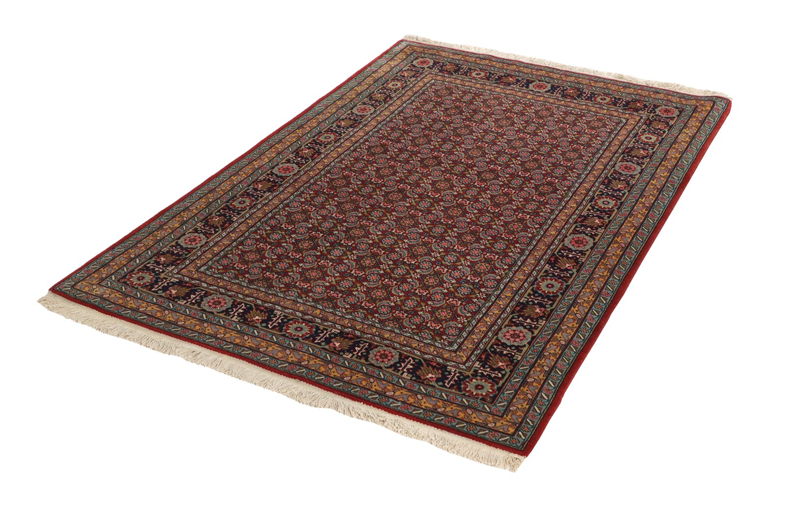 Tabriz Old — Hand-knotted, 100x150 cm, Red, 100% Virgin Wool | View 6