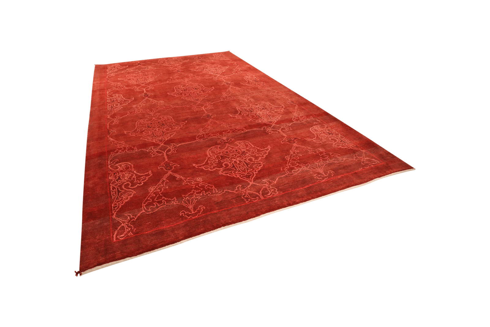Rizbaf — Hand-knotted, 270x364 cm, Red, 100% Virgin Wool | View 5