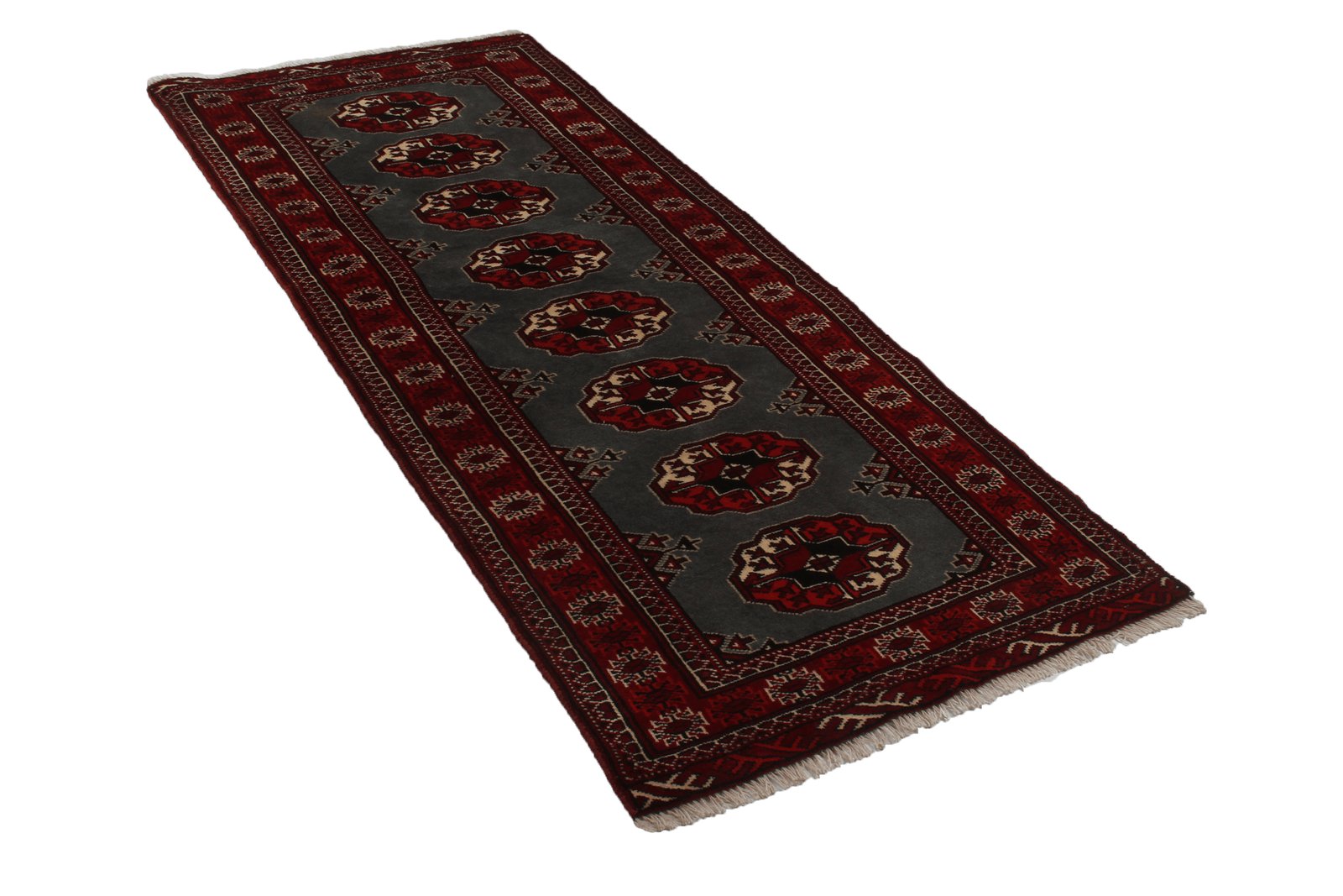 Nasrabad — Hand-knotted, 100x149 cm, Red, 100% Virgin Wool | View 4