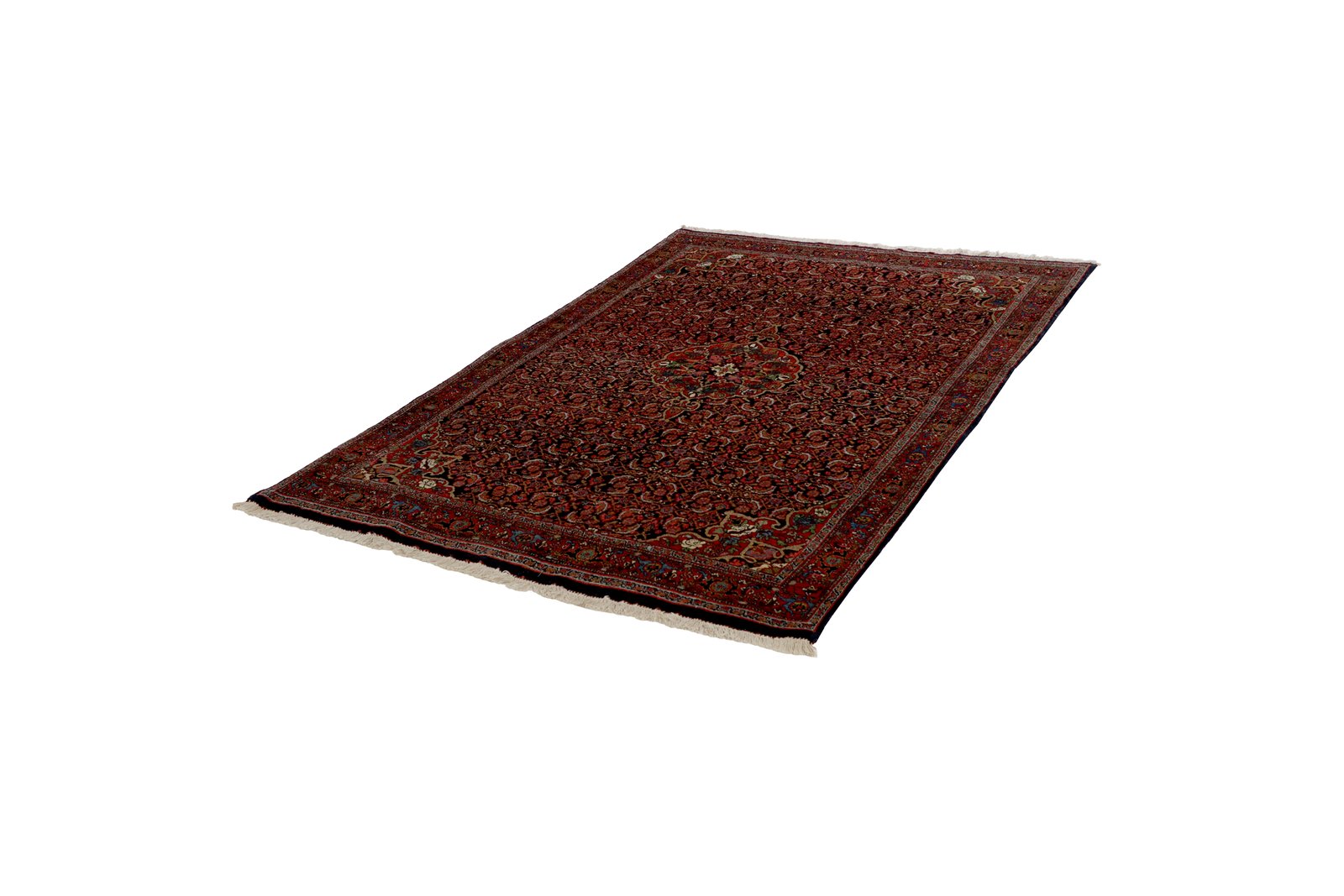 Bidjar — Hand-knotted, 134x194 cm, Blue, 100% Virgin Wool | View 5