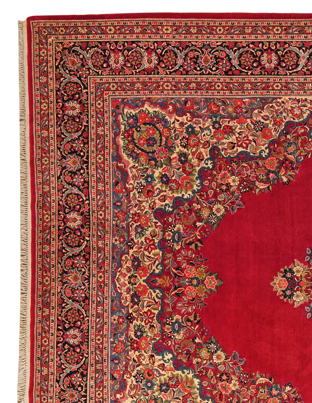 Ghiassabad — Hand-knotted, 320x425 cm, Red, 100% Virgin Wool | View 3