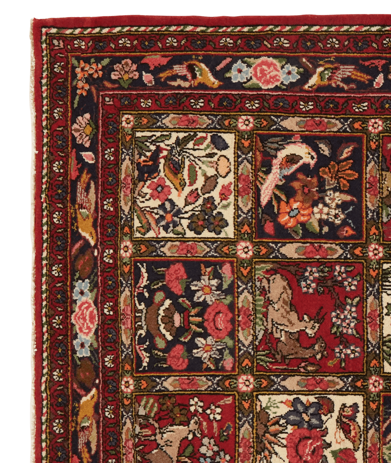 Bakhtiar — Hand-knotted, 108x146 cm, Multicolor, 100% Virgin Wool | View 3