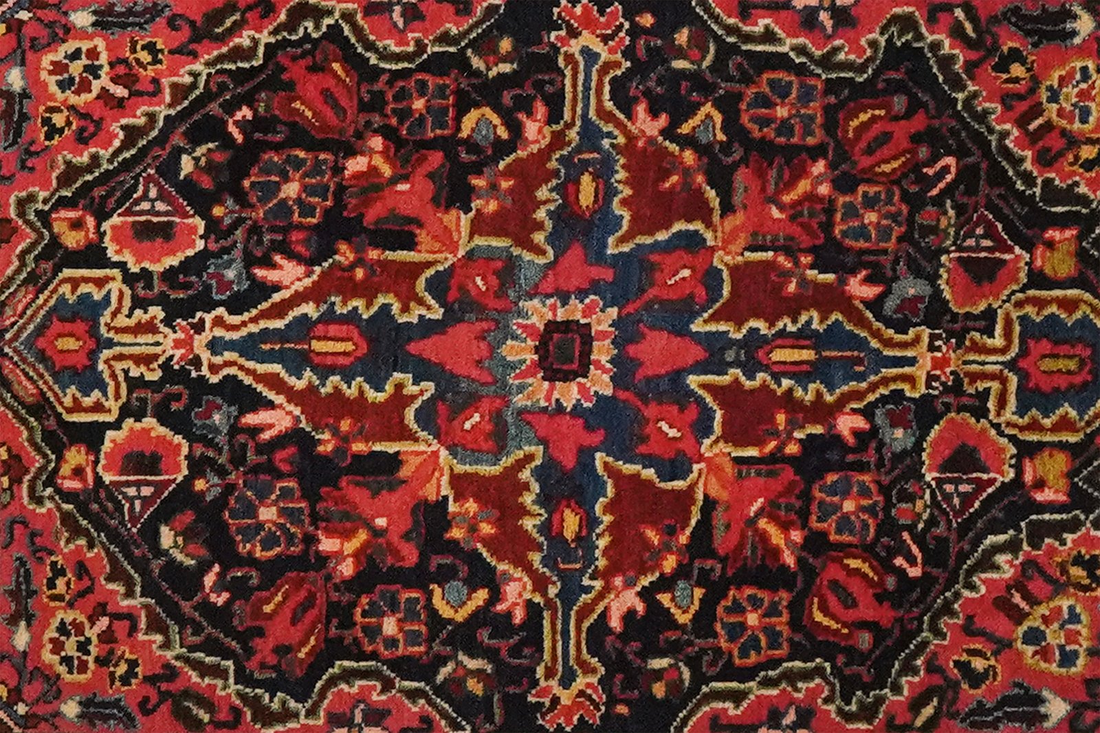 Djozan — Hand-knotted, 56x83 cm, Blue, 100% Virgin Wool | View 4