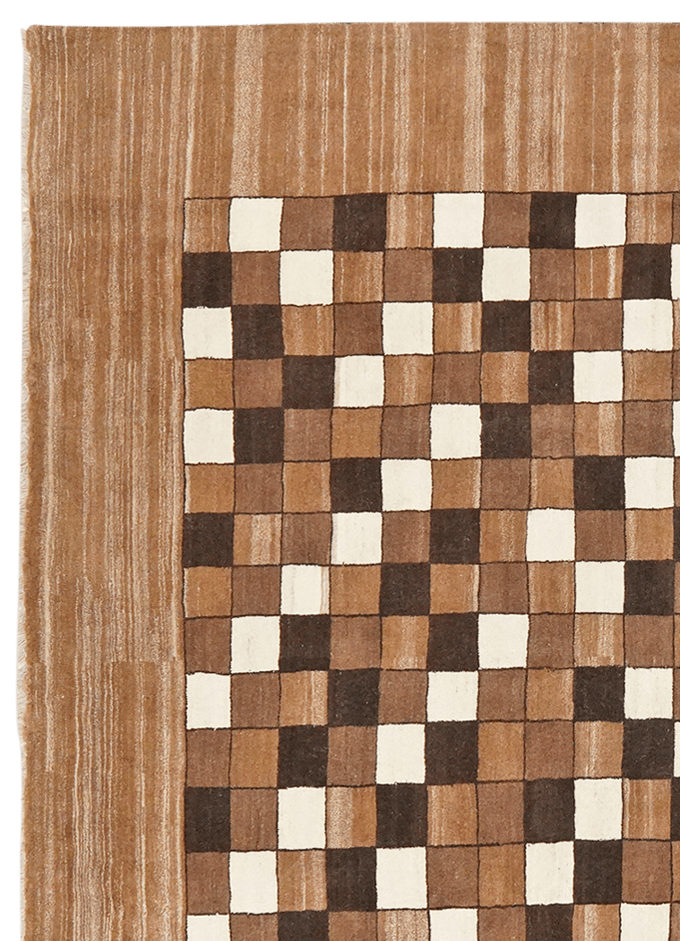 Gabbeh Sonnat — Hand-knotted, 255x330 cm, Brown, 100% Virgin Wool | View 3