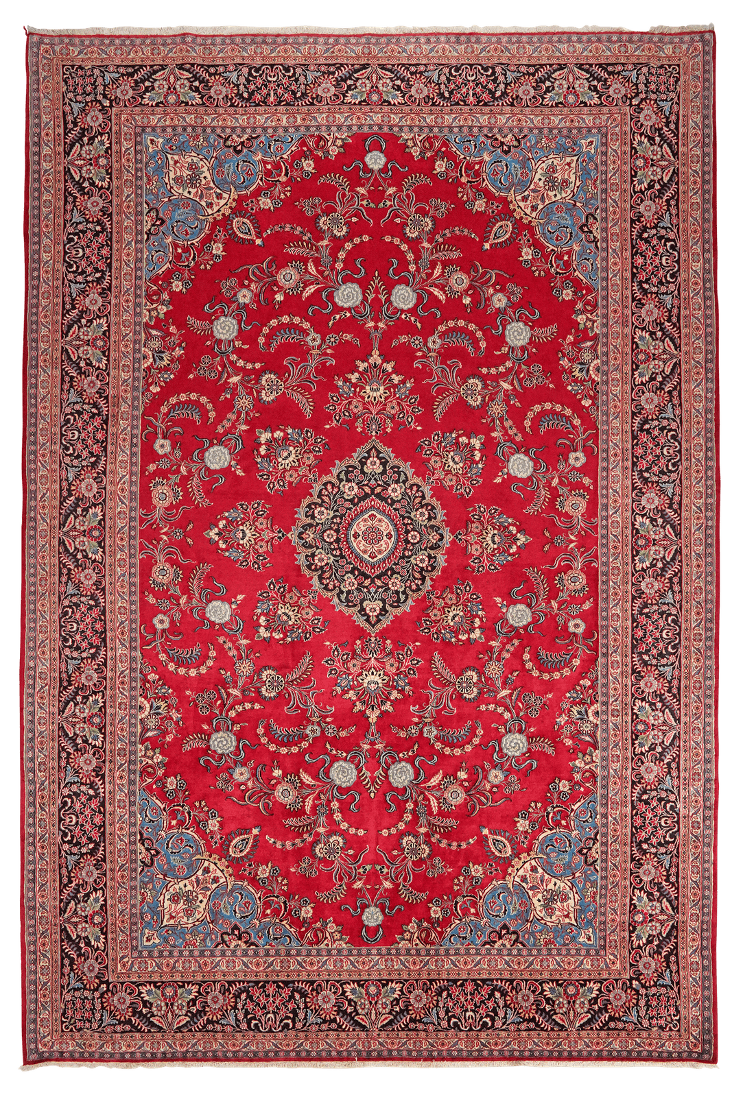 Ekbatan — Hand-knotted, 200x300 cm, Red, 100% Virgin Wool | Main view