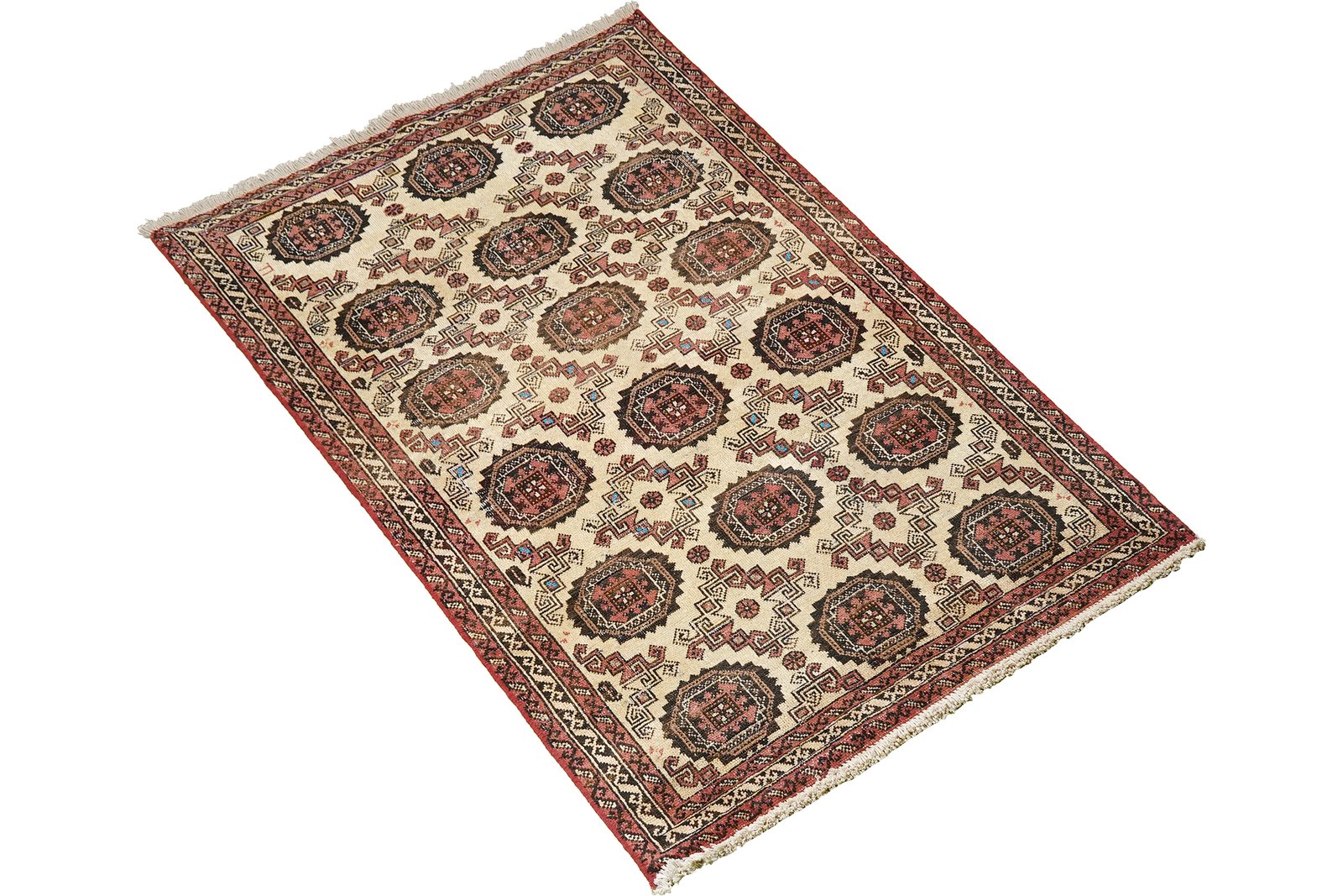 Shiraz — Hand-knotted, 62x92 cm, Red, 100% Virgin Wool | View 4