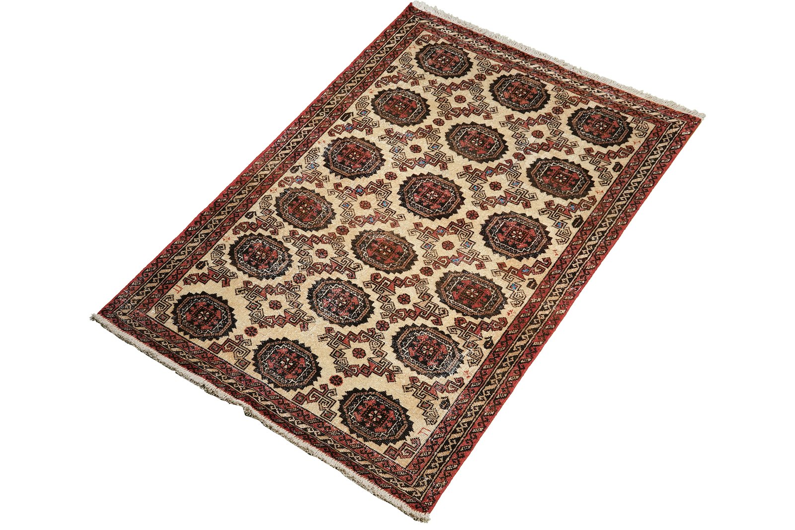 Shiraz — Hand-knotted, 62x92 cm, Red, 100% Virgin Wool | View 5