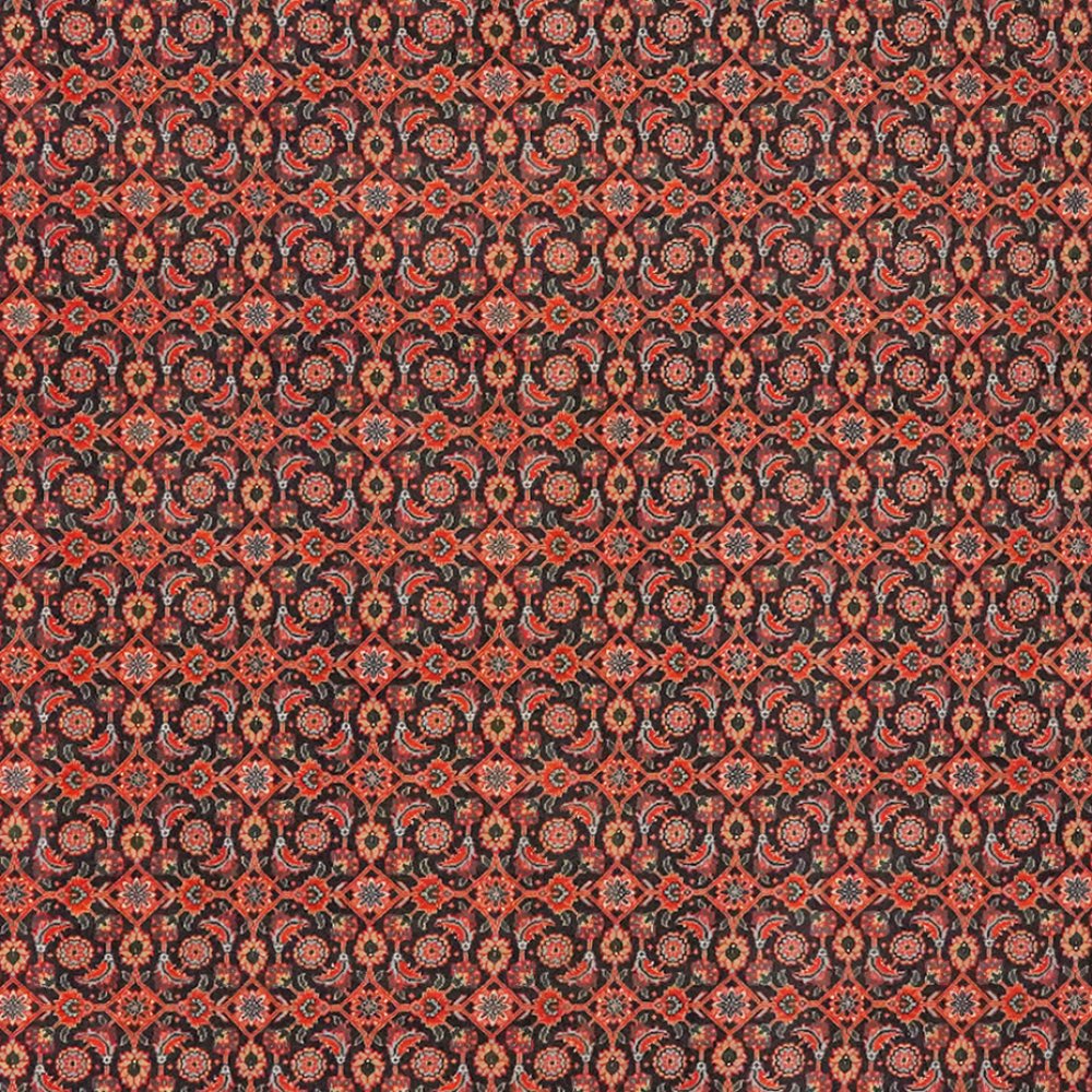 Tabriz 50 Raj — Hand-knotted, 203x204 cm, Blue, 100% Virgin Wool | View 4