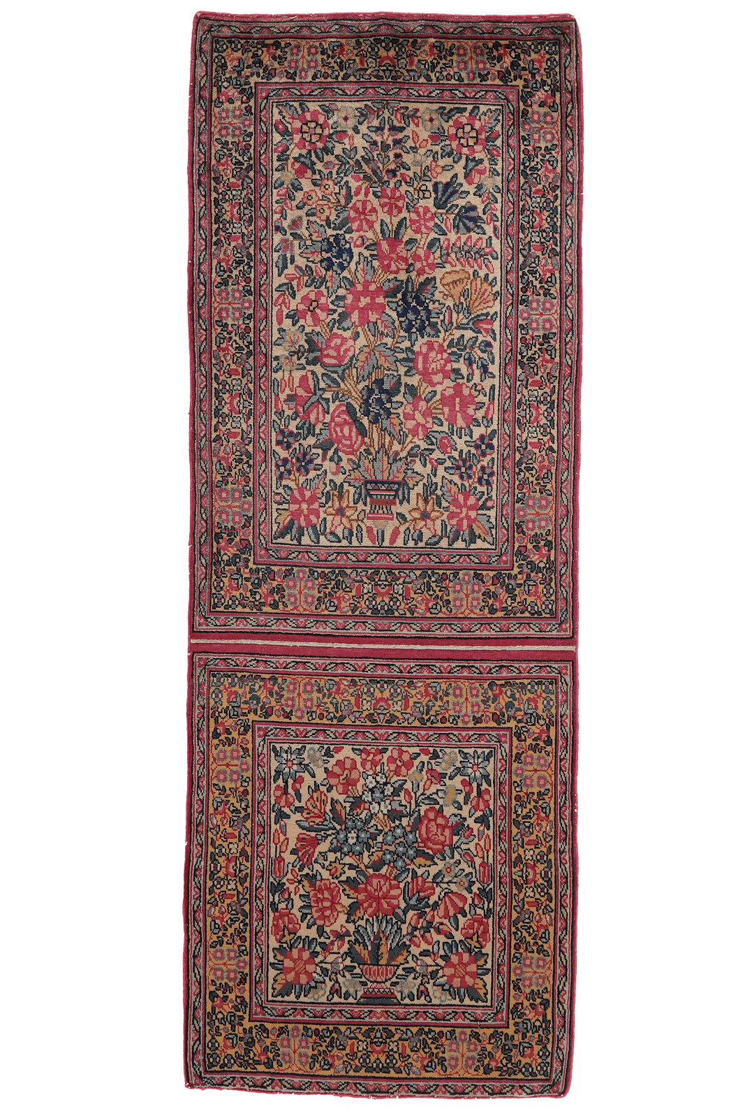 Ravar — Hand-knotted, 50x140 cm, Beige, 100% Virgin Wool | Main view