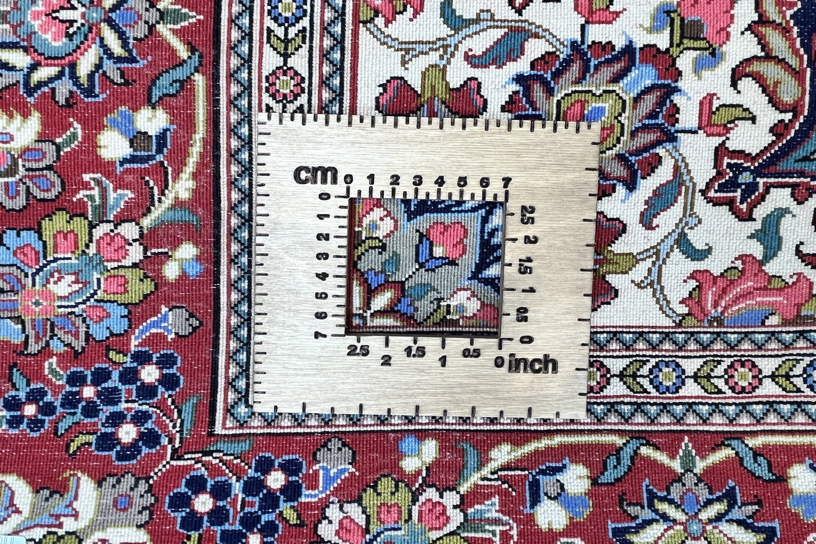 Ghoum — Hand-knotted, 140x200 cm, Blue, 100% Virgin Wool | View 11