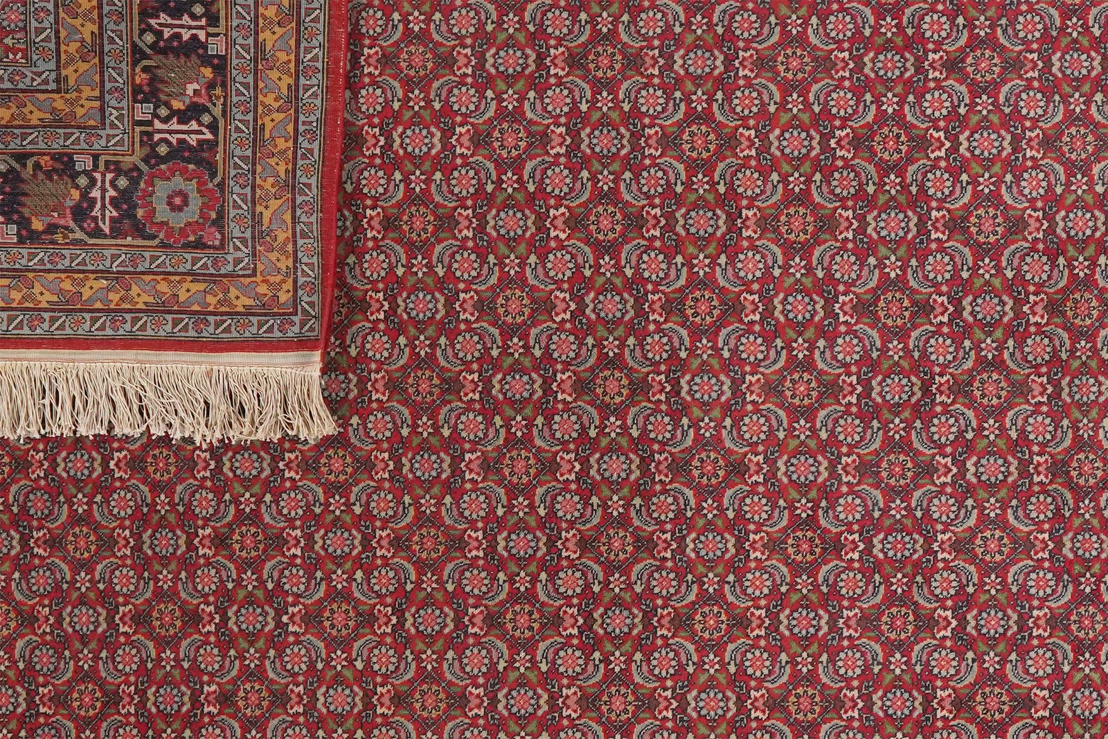 Tabriz Old — Hand-knotted, 142x202 cm, Red, 100% Virgin Wool | View 5