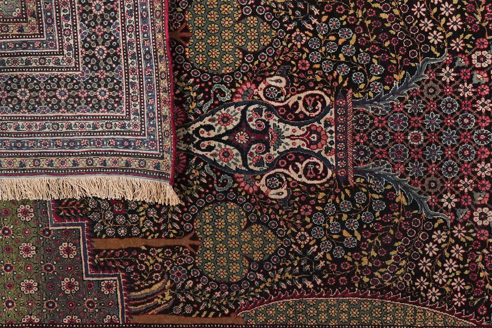 Teheran — Hand-knotted, 133x212 cm, Blue, 100% Virgin Wool | View 5