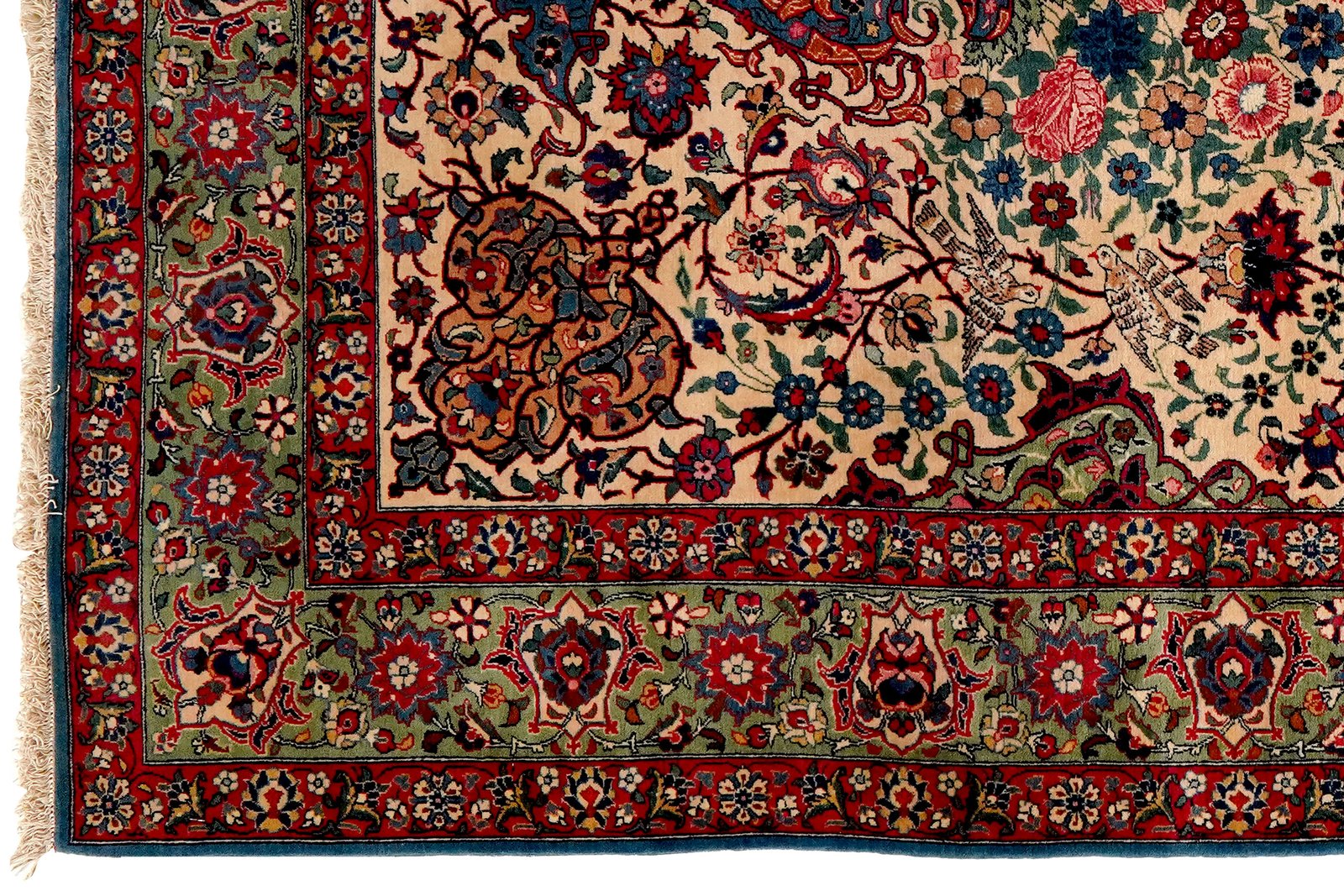 Kashan — Hand-knotted, 135x202 cm, Brown, 100% Virgin Wool | View 3