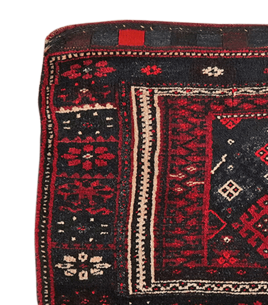 Tasche — Handmade, 63x120 cm, Blue, 100% Virgin Wool | View 3