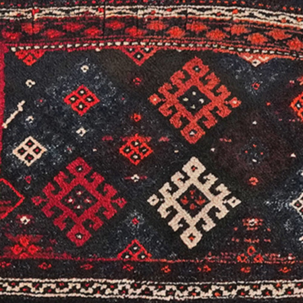 Tasche — Handmade, 63x120 cm, Blue, 100% Virgin Wool | View 4