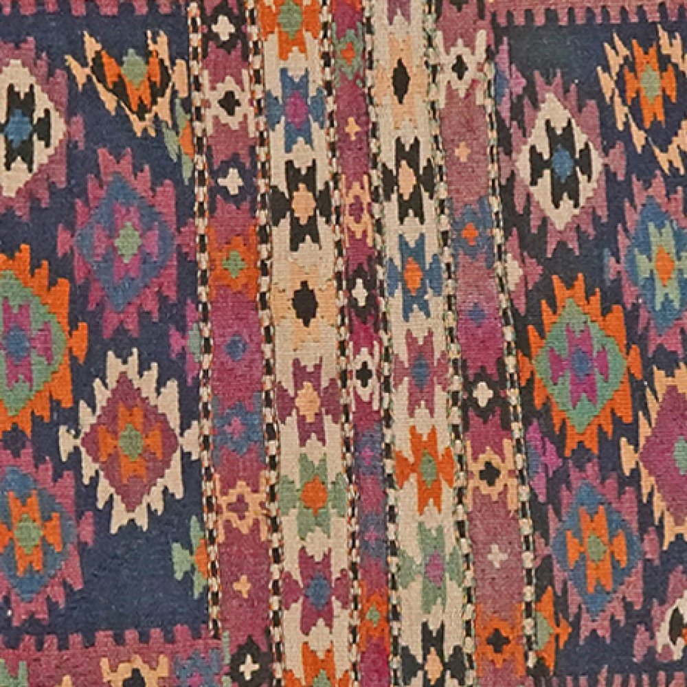 Kelim · Tessuto a mano – Multicolore, 120x100 cm (5)
