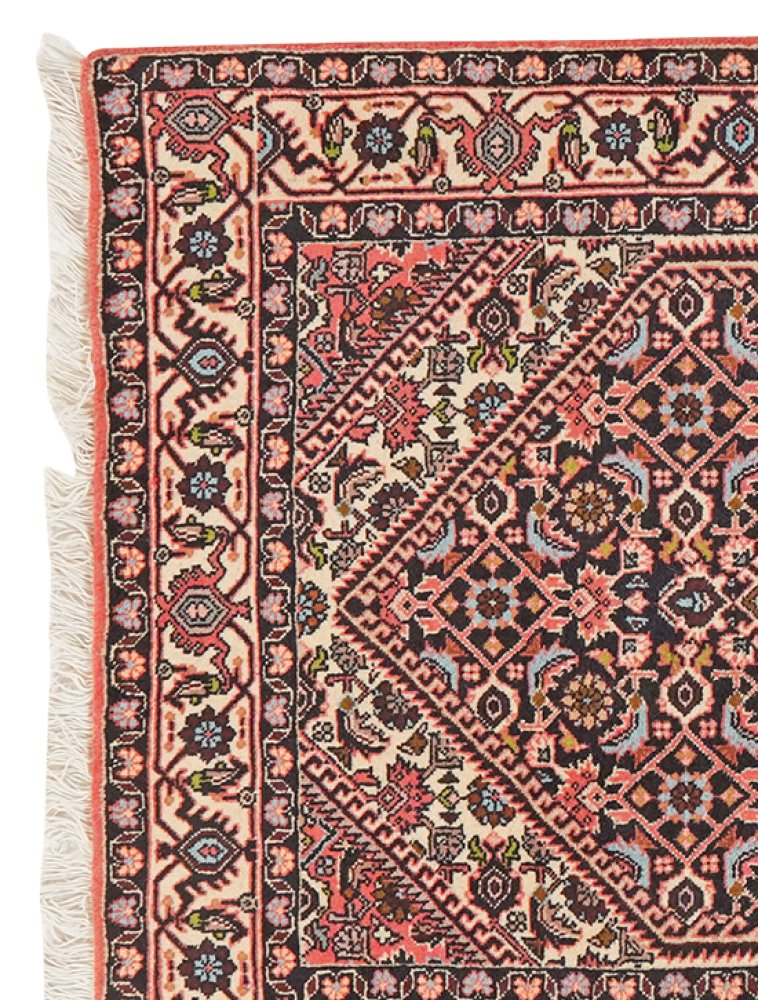 Bidjar Zandjan — Hand-knotted, 82x140 cm, Blue, 100% Virgin Wool | View 3