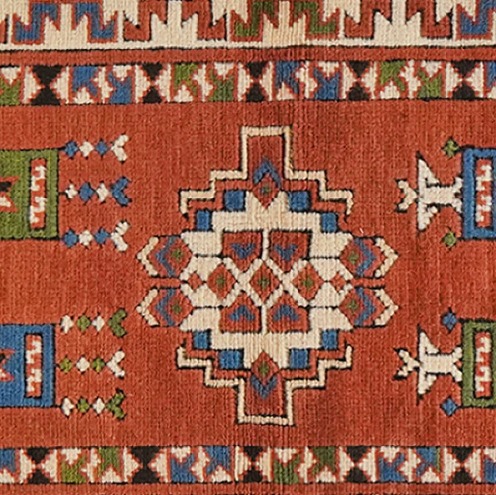 Kars — Hand-knotted, 78x130 cm, Red, 100% Virgin Wool | View 4