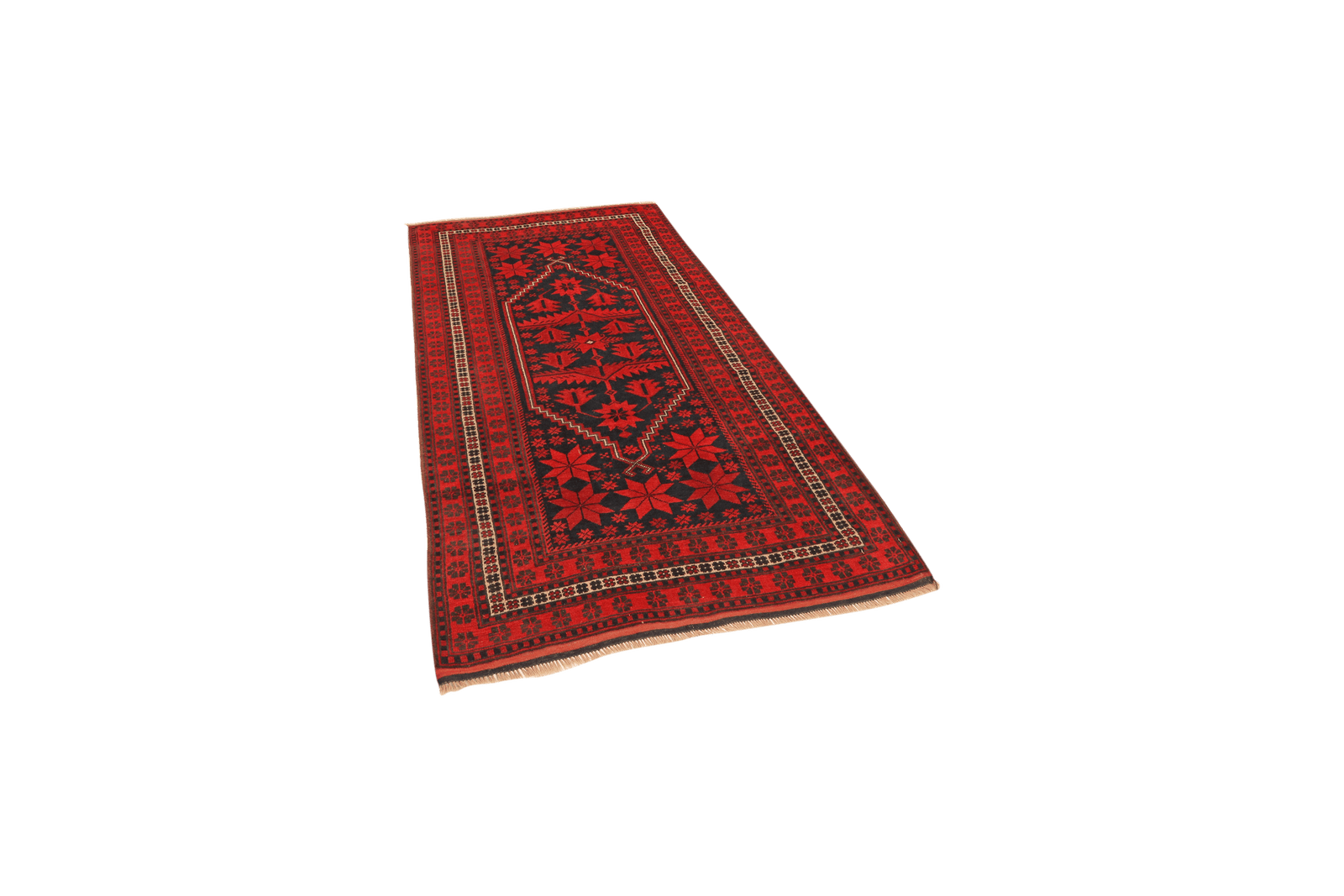Yagdjibedir — Hand-knotted, 109x184 cm, Blue, 100% Virgin Wool | View 5