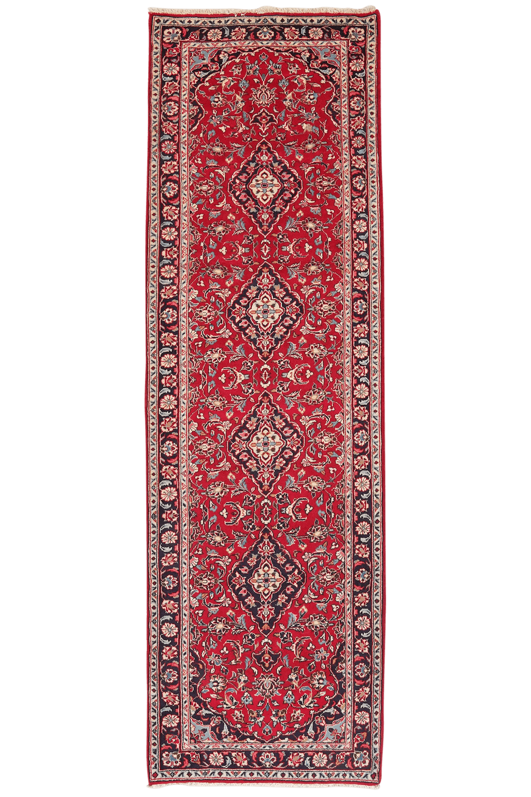 Ardakan — Hand-knotted, 83x272 cm, Red, 100% Virgin Wool | Main view