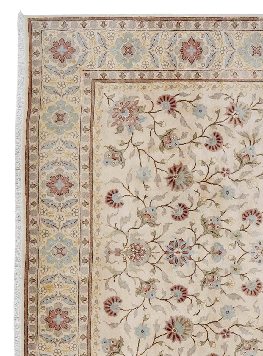 Sarough — Hand-knotted, 246x310 cm, Beige, 100% Virgin Wool | View 3