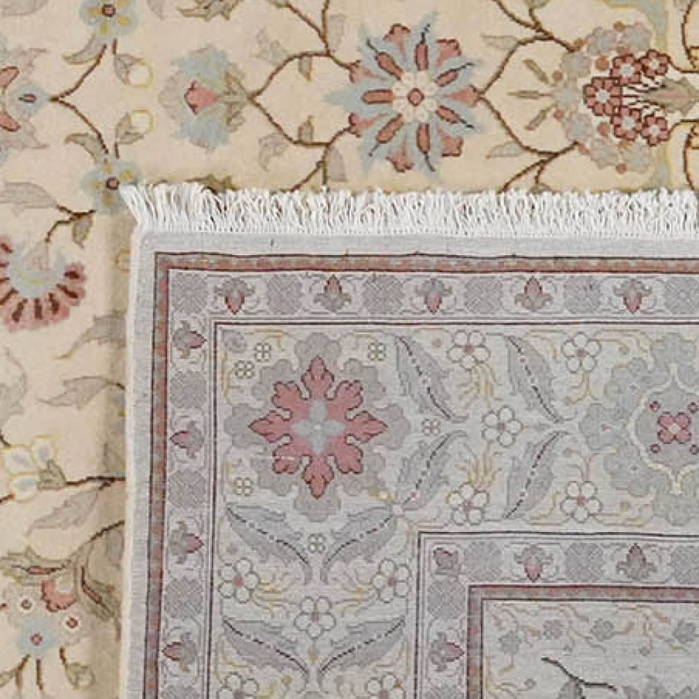 Sarough — Hand-knotted, 246x310 cm, Beige, 100% Virgin Wool | View 6