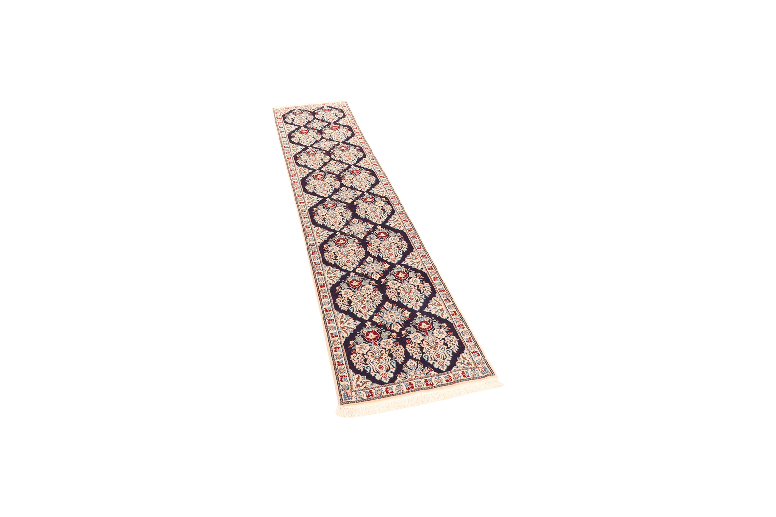 Nain 6La — Handgefertigt, 207x49 cm, Beige, 100% Virgin Wool | View 6