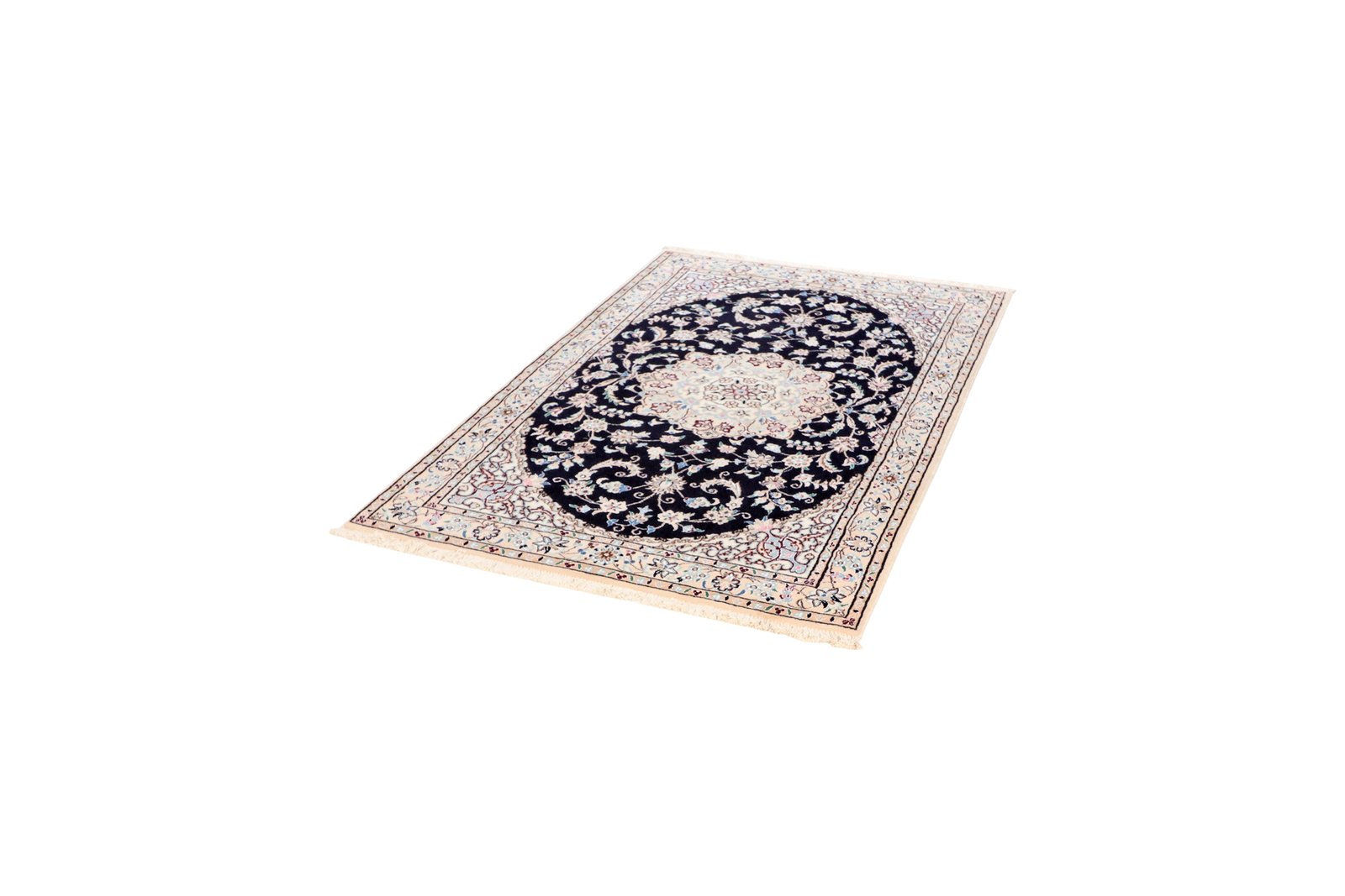 Nain 9La — Hand-knotted, 96x148 cm, Blue, 100% Virgin Wool | View 5