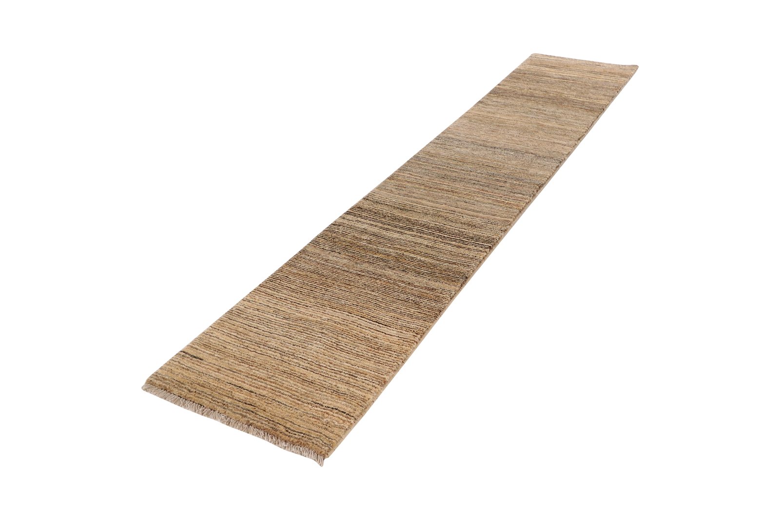 Gabbeh — Hand-knotted, 61x306 cm, Beige, 100% Virgin Wool | View 5