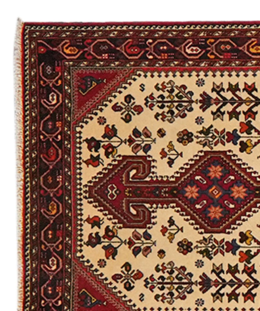 Nasrabad — Hand-knotted, 81x398 cm, Beige, 100% Virgin Wool | View 3