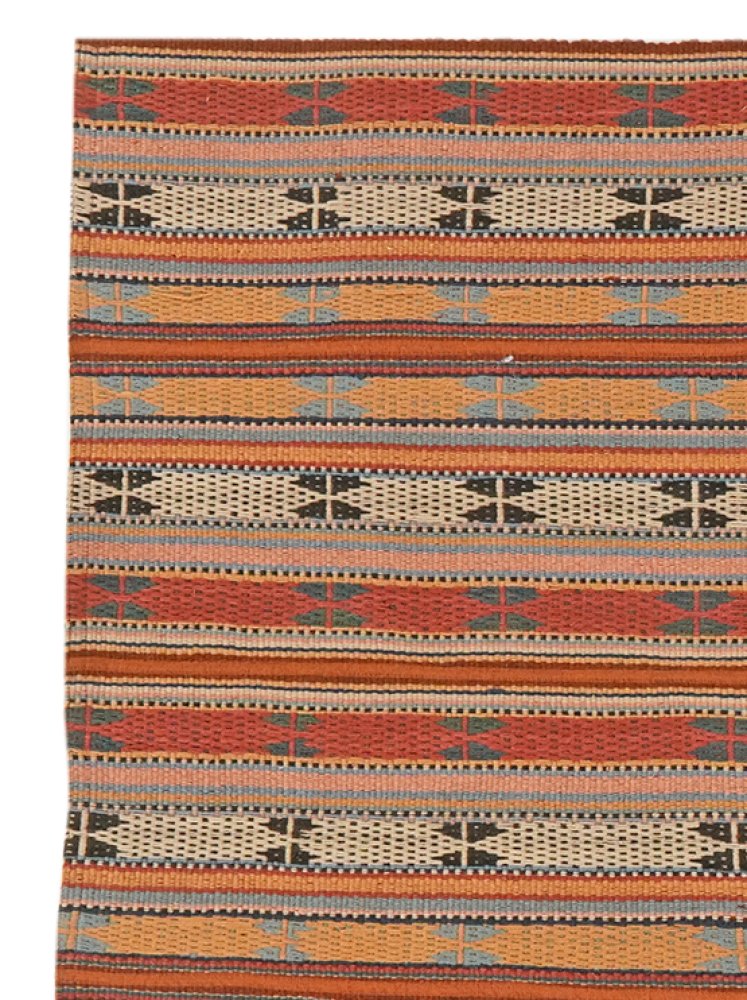 Kelim Djadjim — Handmade, 107x148 cm, Multicolor, 100% Virgin Wool | View 3