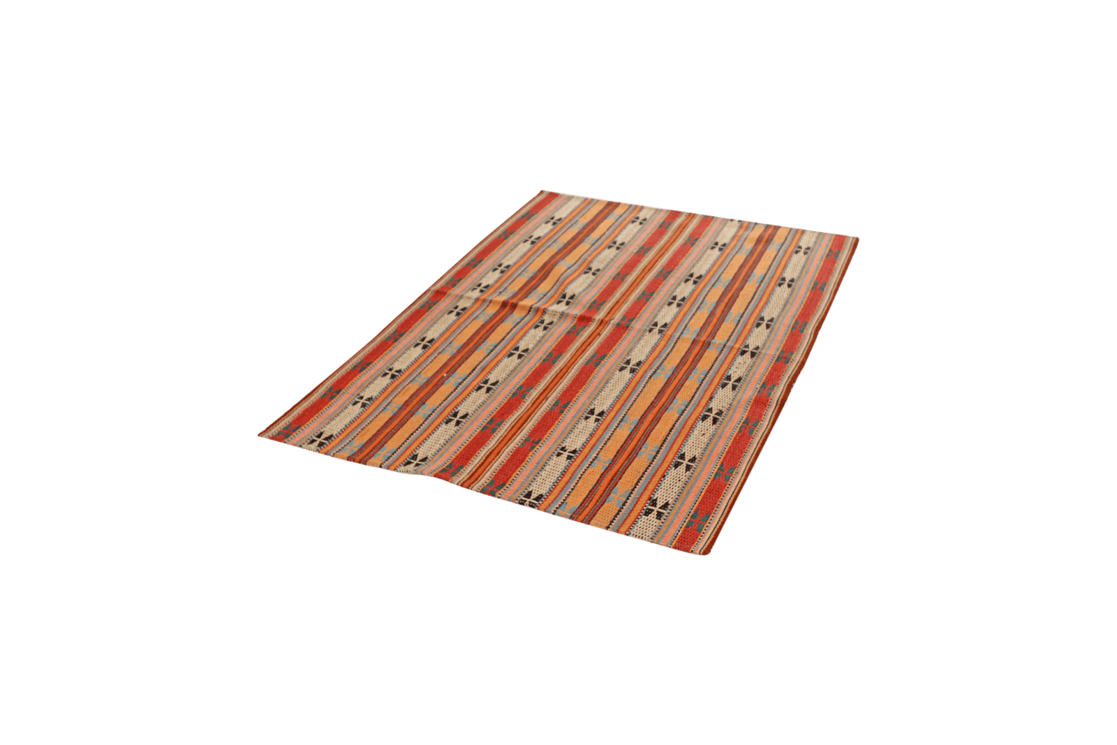 Kelim Djadjim — Handmade, 107x148 cm, Multicolor, 100% Virgin Wool | View 5