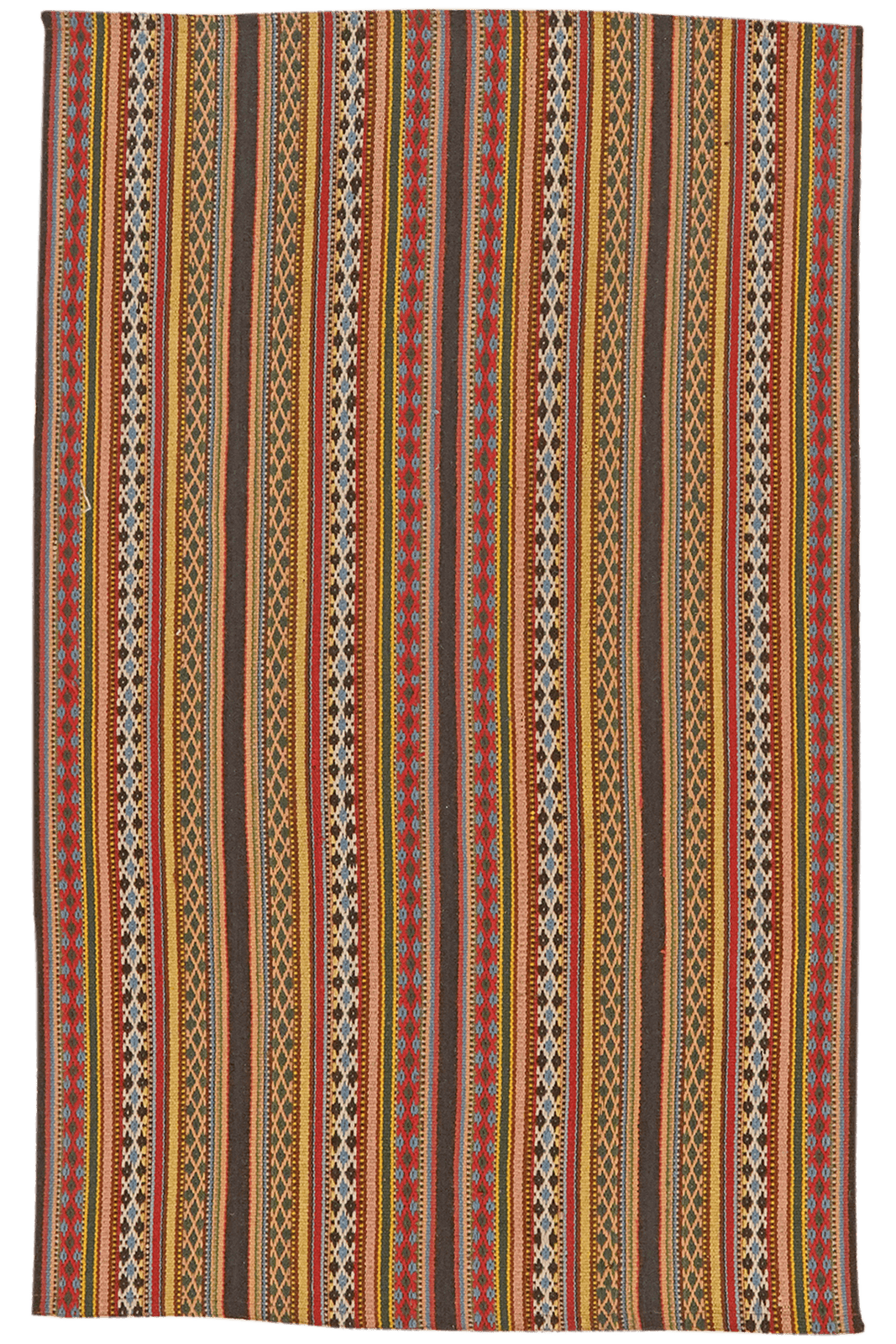Kelim Djadjim — Handmade, 95x150 cm, Multicolor, 100% Virgin Wool | Main view