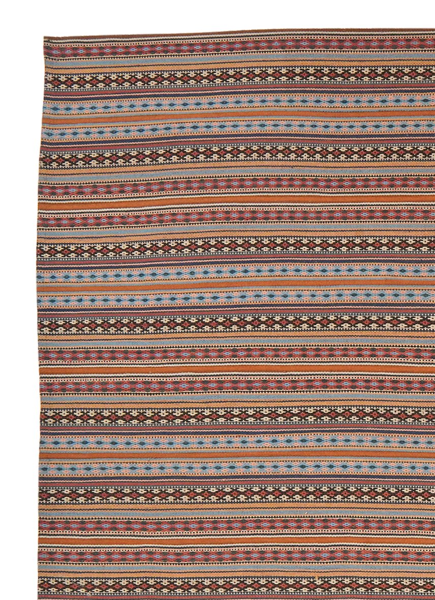 Kelim Djadjim — Handmade, 246x348 cm, Multicolor, 100% Virgin Wool | View 3