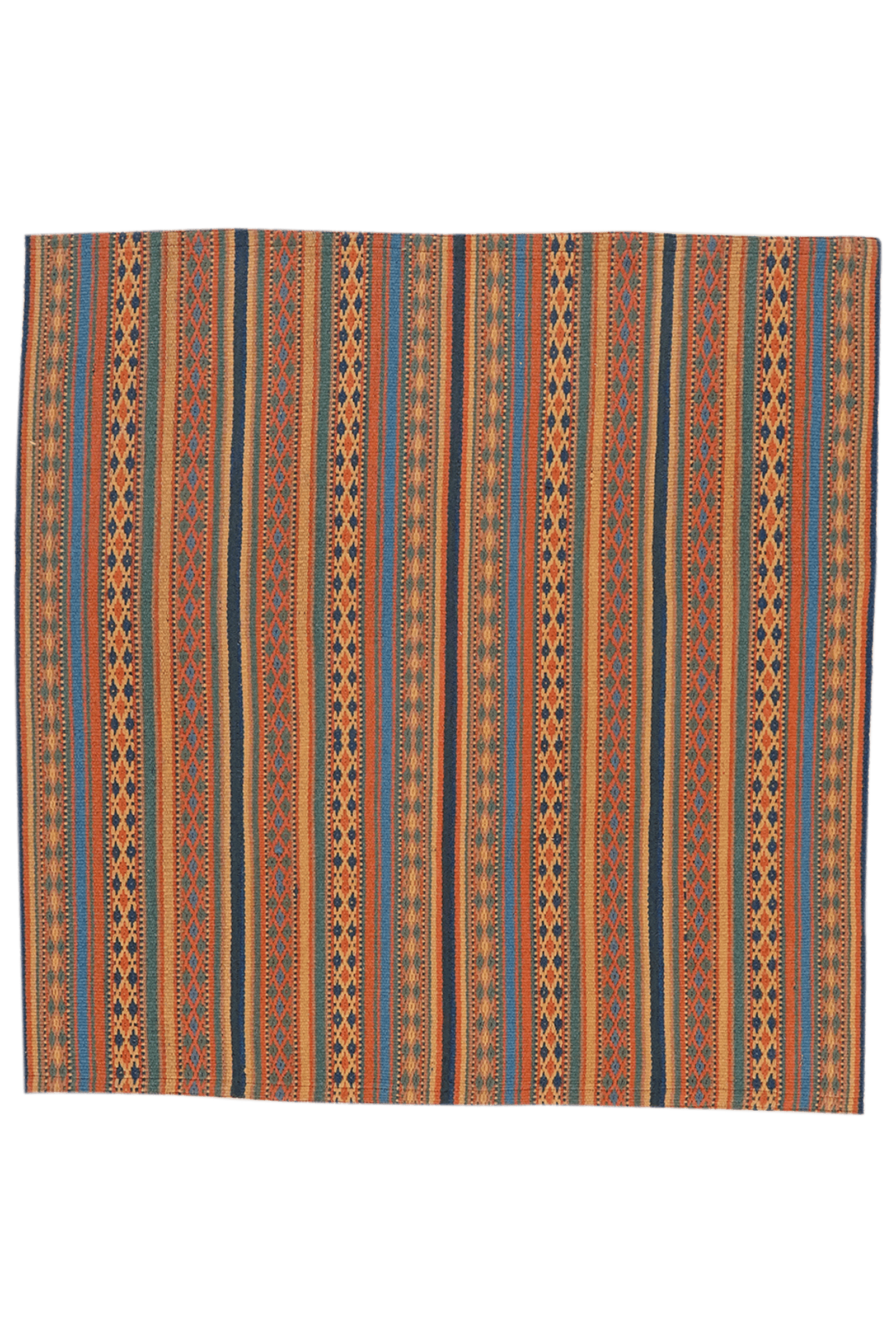 Kelim Djadjim — Handmade, 101x102 cm, Multicolor, 100% Virgin Wool | Main view