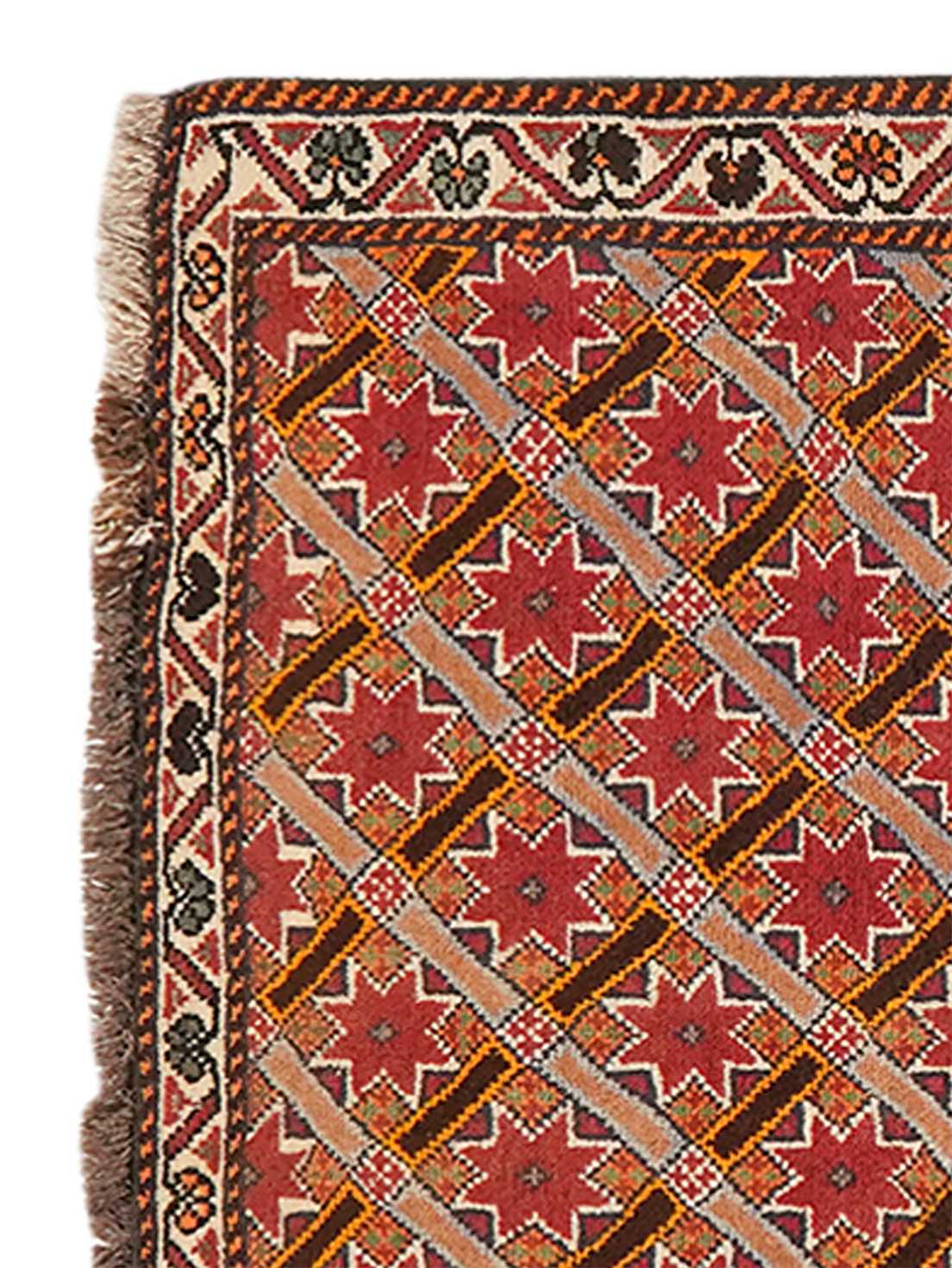 Gashgai — Handgefertigt, 119x76 cm, Beige, 100% Virgin Wool | View 4